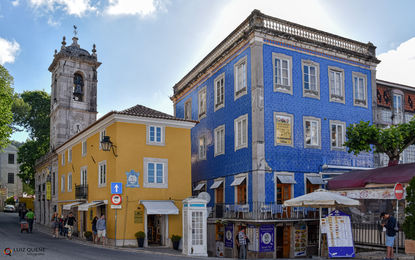 O centro comercial de Sintra, Portugal