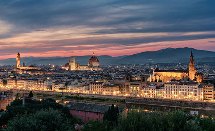 Florença vista da Piazzale Michelangelo, Itália