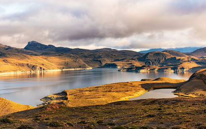 Os lagos do Parque Nacional de Torres del Paine, Chile