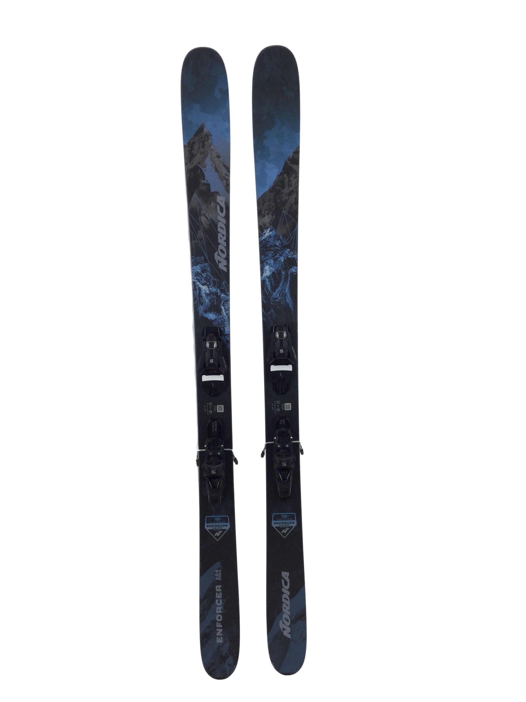 Nordica Enforcer 104 Free - 186cm - with Salomon Strive 11 Demo Bindings