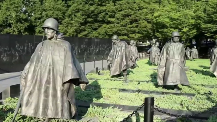 The Korean War Veterans Memorial washington dc