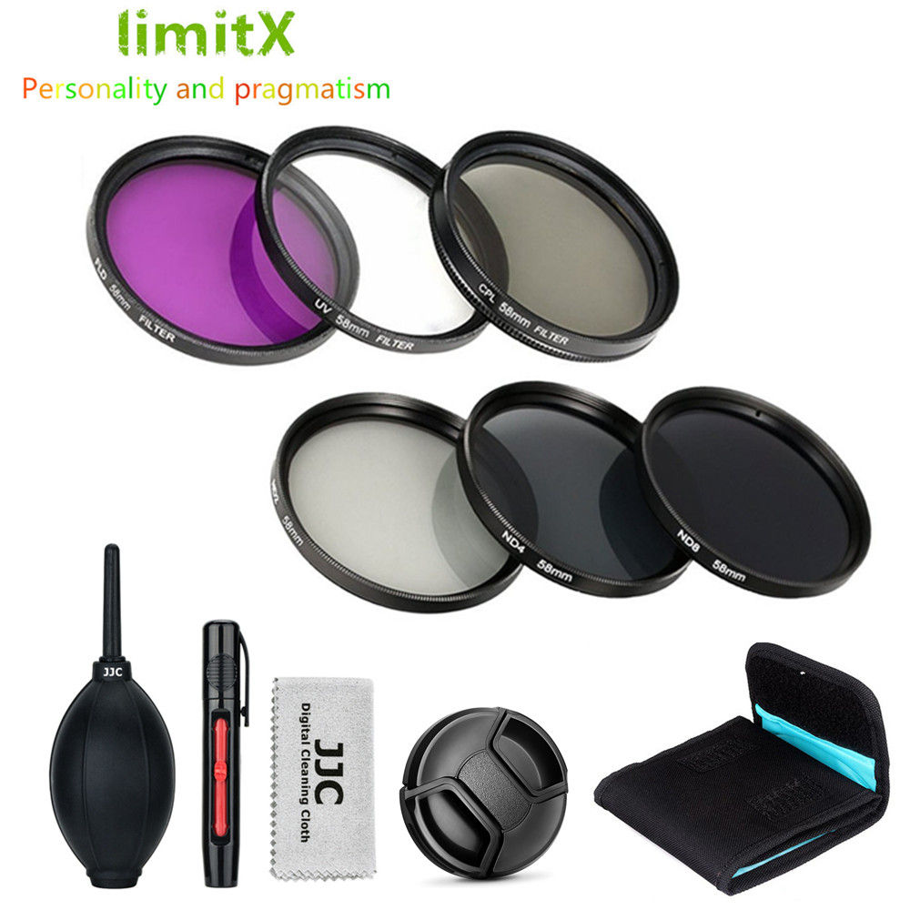 Filter Lens UV FLD CPL Polarizing ND ND2 ND4 ND8 Star 6 Yellow Grad Grey Cleanin