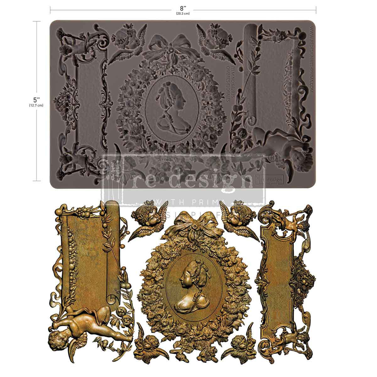 Ombres Florales Decor Mould