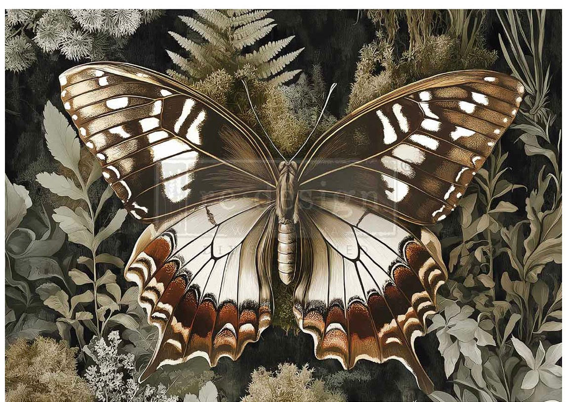 Rustling Wings Decoupage Fiber Paper
