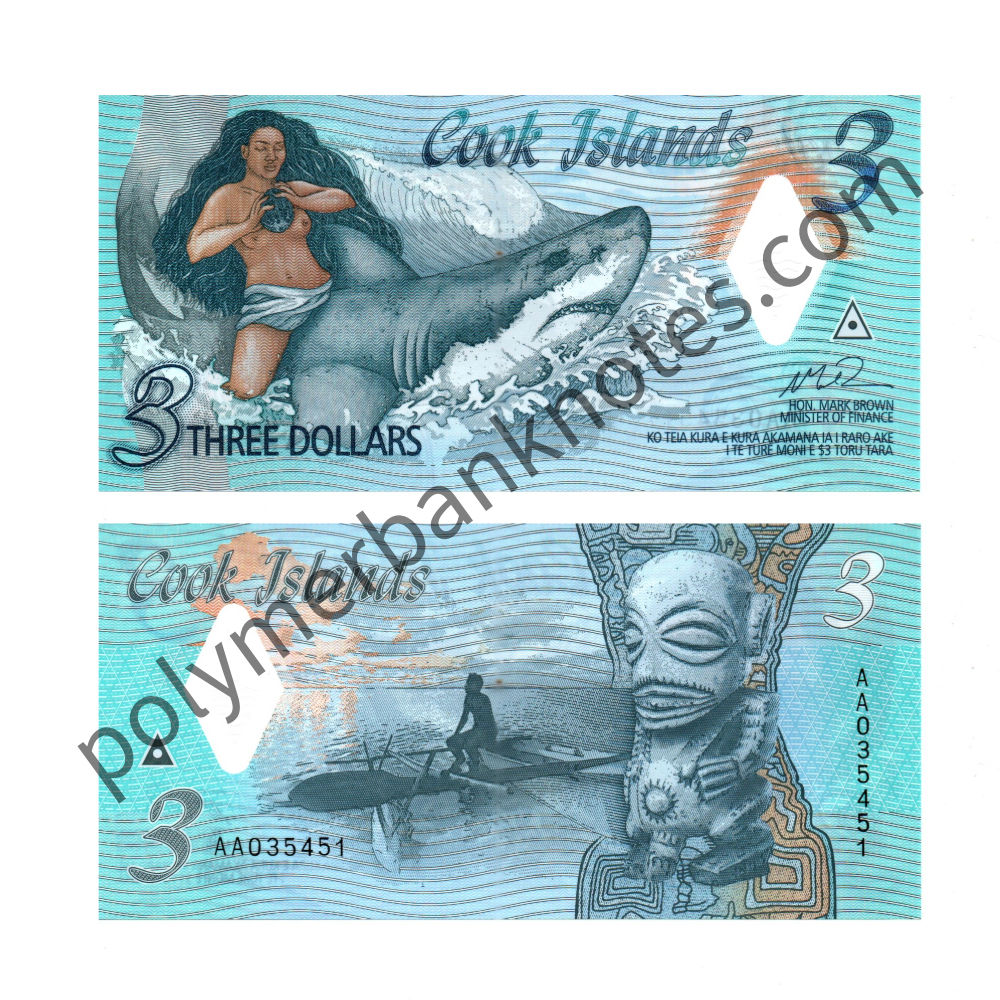 Cook Islands 3 Dollars - 2021 - PW11