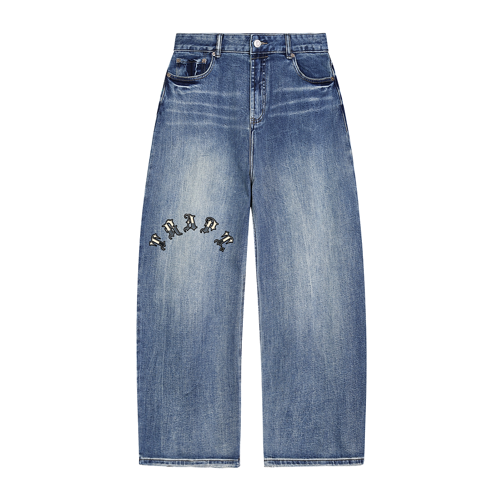 Sun Fade Heavyweight Denim Jeans