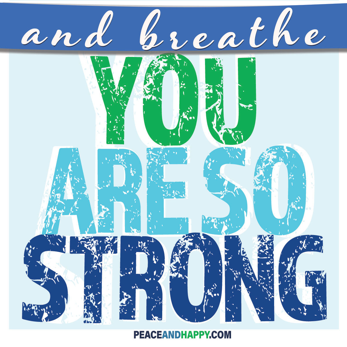 UP-WORD Sticker~You Are So Strong