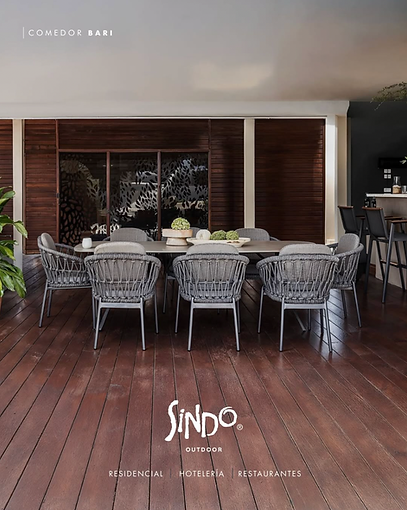 comedor para terraza moderno