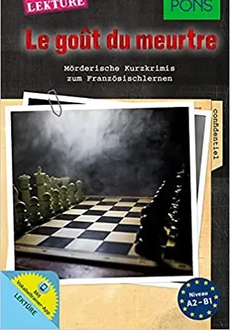 learning French, graded readers, crime, language learning, Dominic Butler