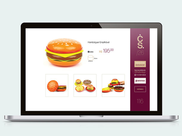 Página com produto do Catálogo de Produtos CS — Fevereiro 2026.