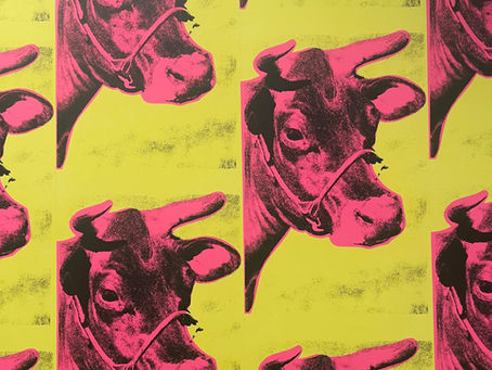 Papel de parede Cow , 1966.
