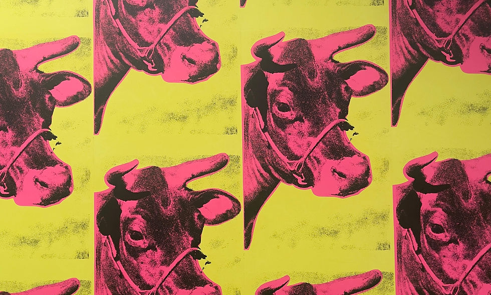 Papel de parede Cow , 1966.