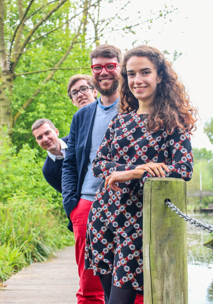 Heloïse, Thibault,Edouard & Rodolphe
