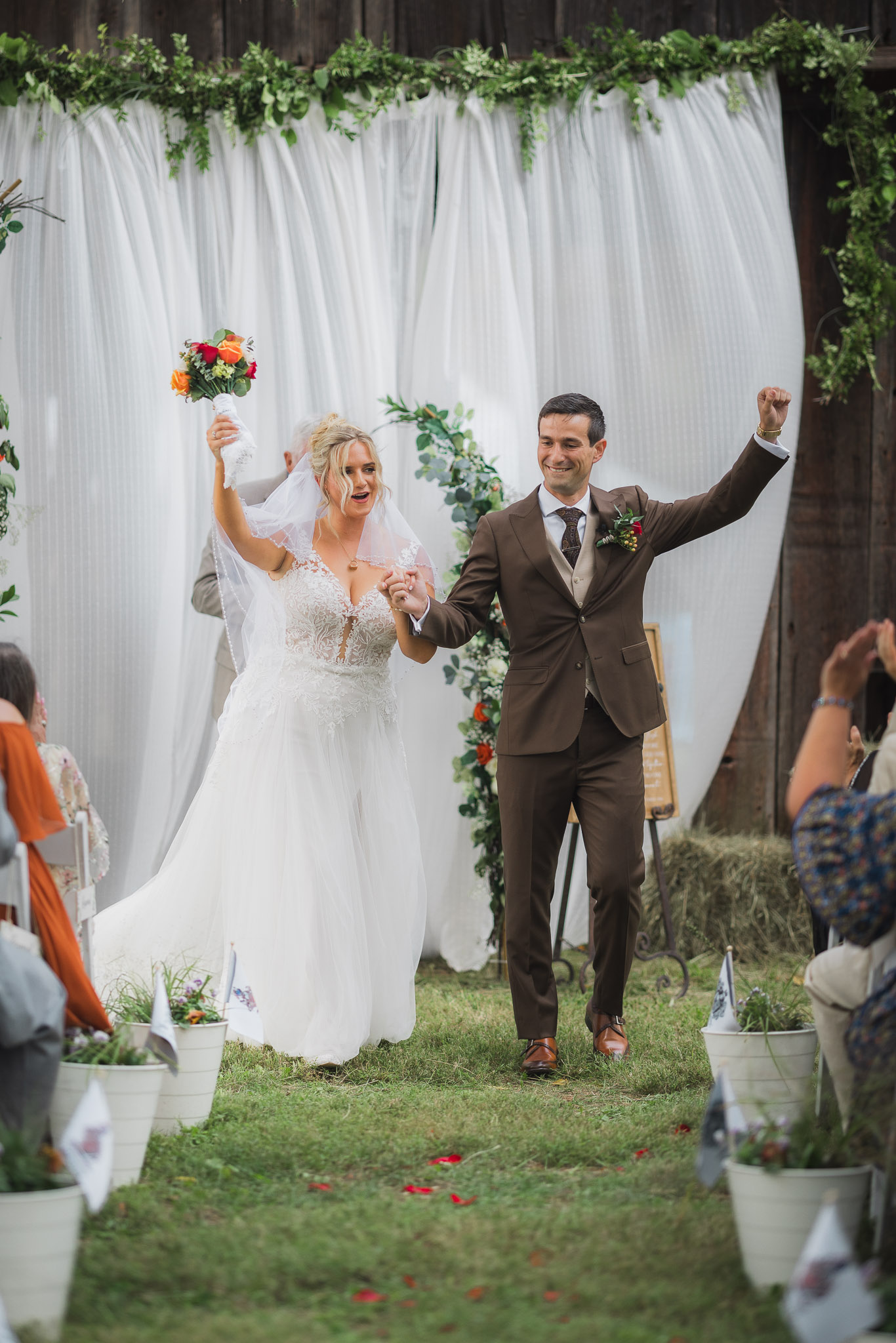 Wedding couple portrait
