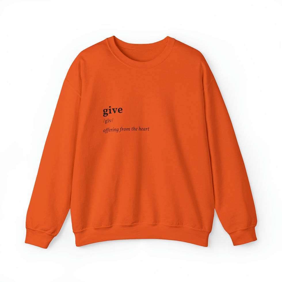 Thumbnail: Give Unisex Heavy Blend™ Crewneck Sweatshirt