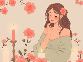 woman meditating