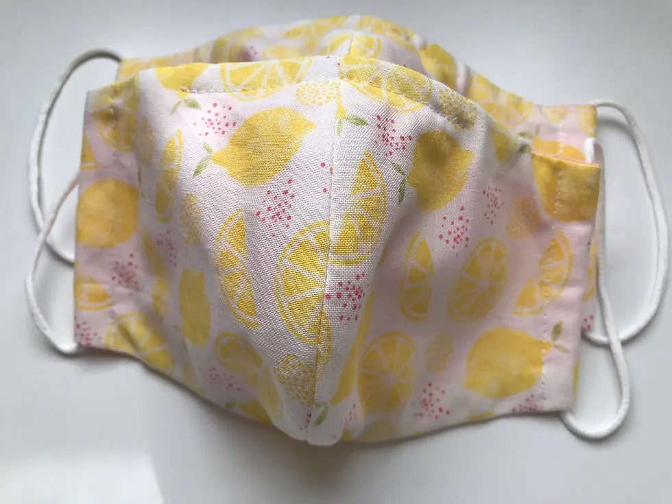  Lemon Large Face Mask
