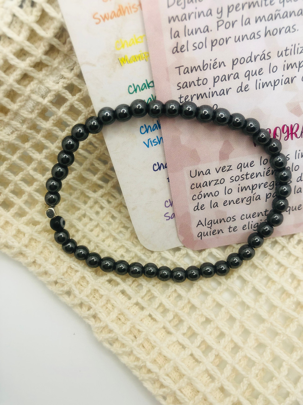 Miniatura: PULSERA HEMATITA/ACERINA