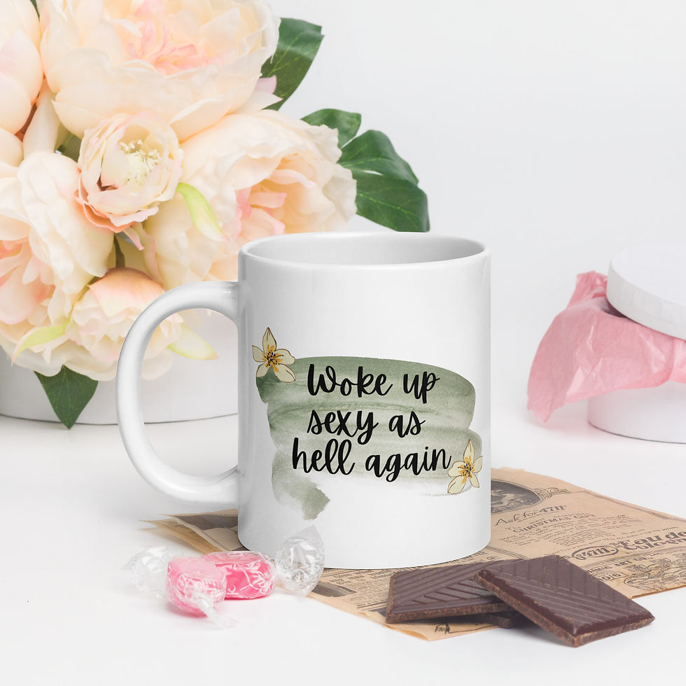 Thumbnail: "Sexy as Hell" white glossy mug