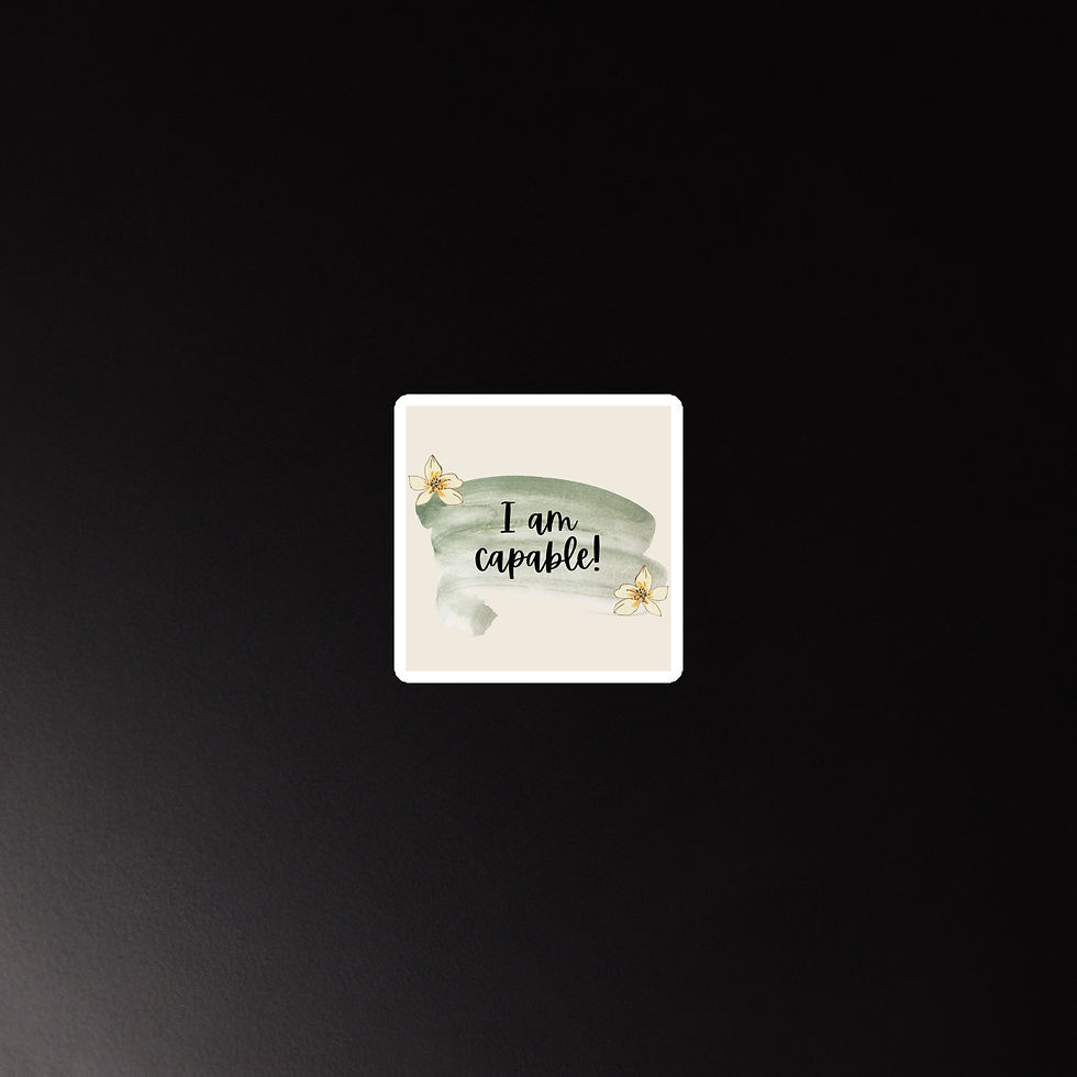 Thumbnail: "I am Capable" Magnet