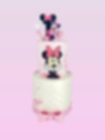 Minnie Mouse Birthday Party Cake for Girl