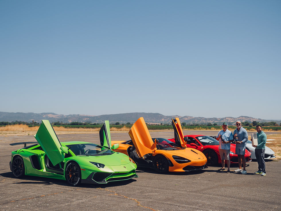 Airstrip Challenge Exotic Cars Corporate Events