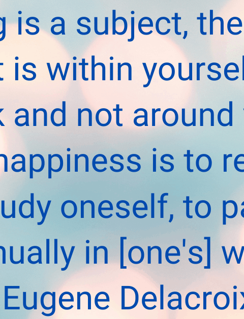 Tips on how to choose a subject for your artwork.