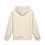 Thumbnail: Back view of beige TSR - Hoodie, with logo, simple design, casual wear.