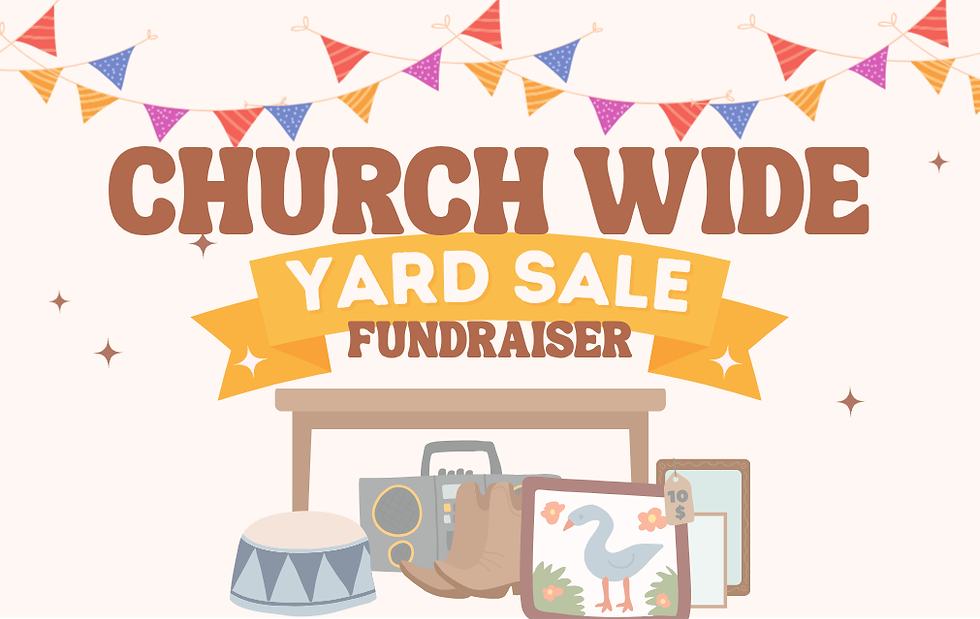 Church Wide Yard Sale