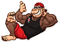 Bongo sitting with thumbs up