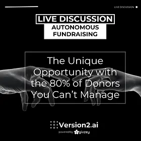 80% of donors you can't manage