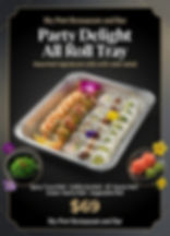 Party Delight All Roll Tray