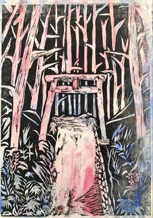 多色刷り版画 東山寧々 みえ夢学園高等学校.JPG