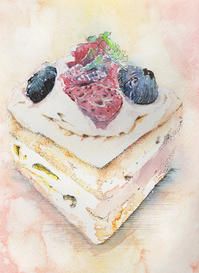 strawberry sponge cake - おもち.jpeg