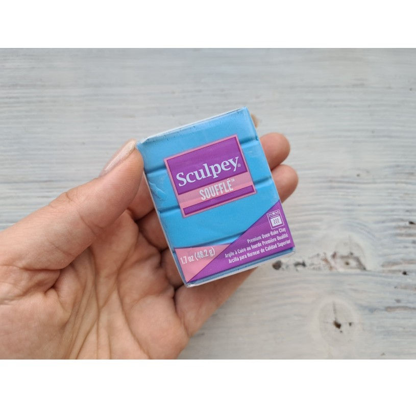 Miniatura: Sculpey Soufflé - Azul Claro Pálido 48gm