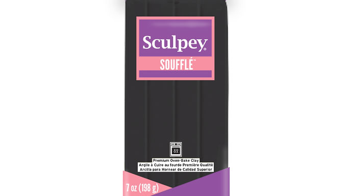 Arcilla Polimérica Sculpey Soufflé 198 gm NEGRO