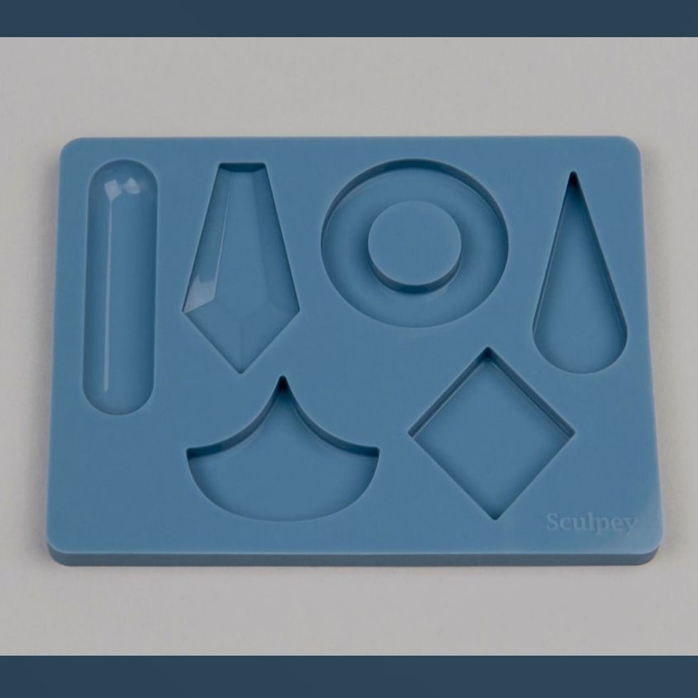 Miniatura: Molde de Silicona - Diseño Joyería Geométrica 