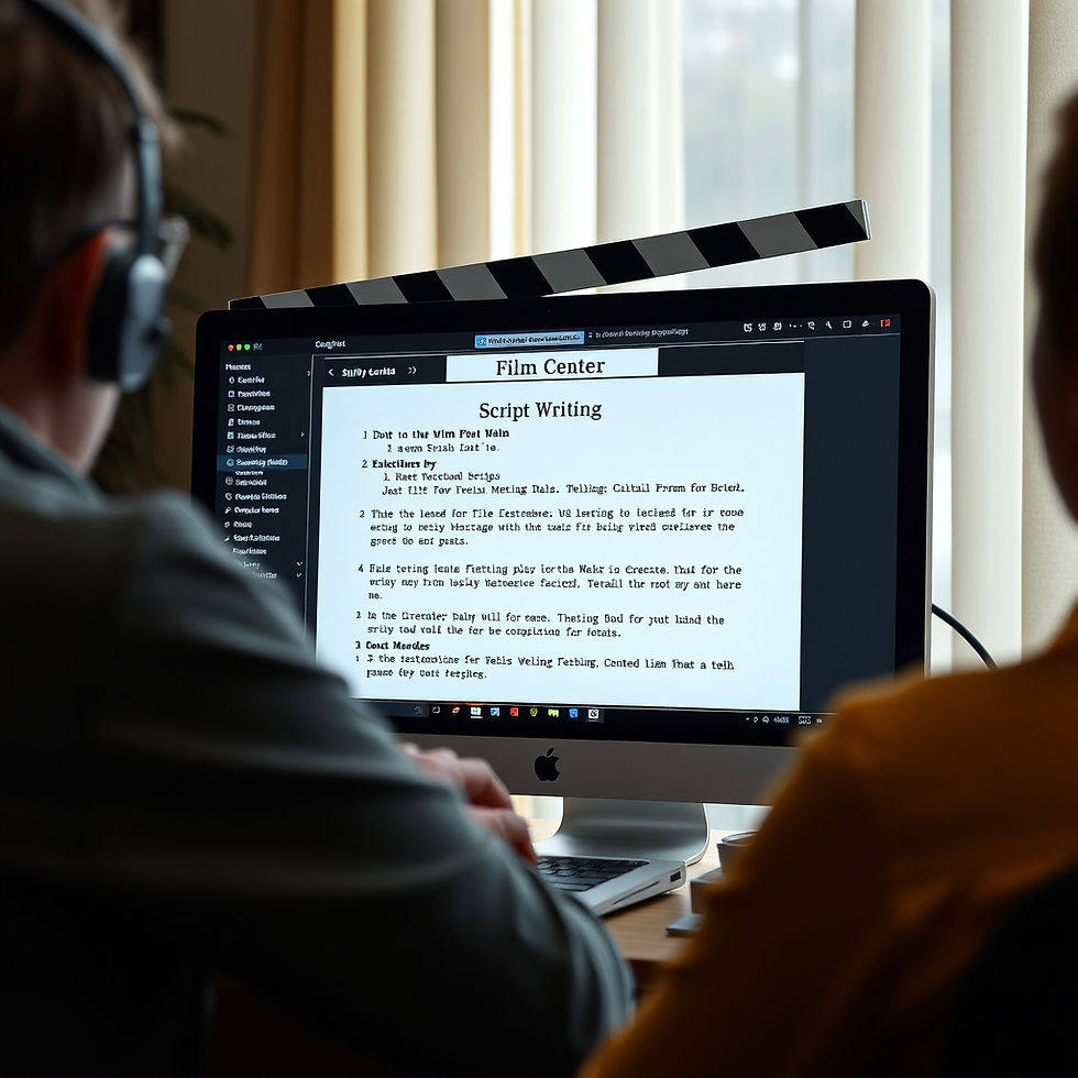 Script writing Software: side by side
