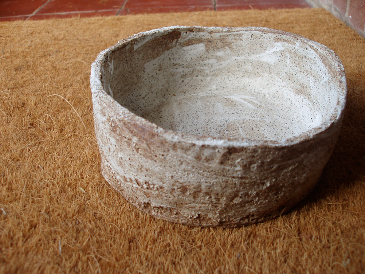 semi-matte white bowl - SOLD