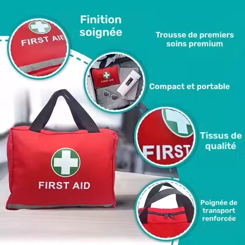 Thumbnail: Trousse de Premiers Secours 210 pièces