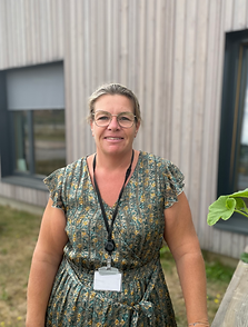 Anne-Sophie, la co-responsable des soins