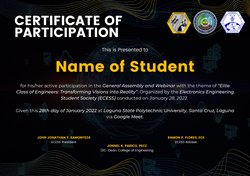 Certificates