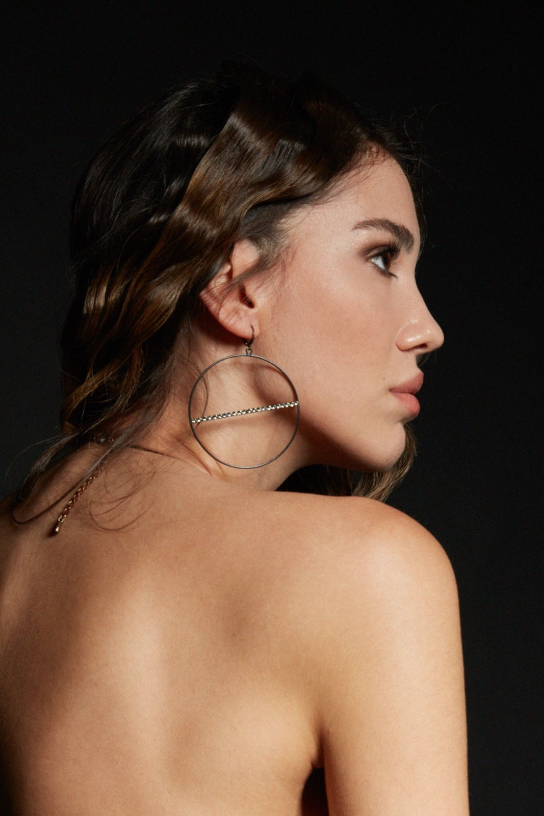 Circle Swarovski Earrings