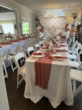 Dusty rose, event decor, event planner, Business events, event coordinator, company launch party