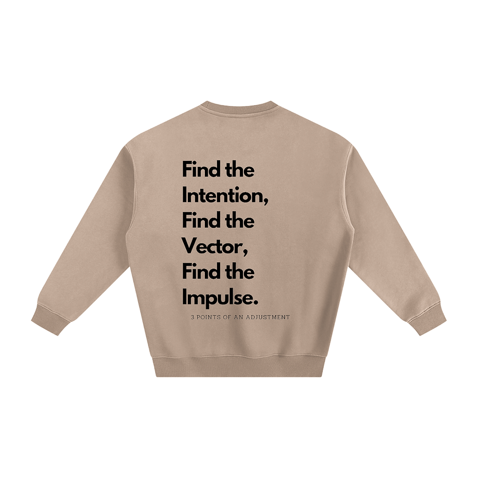 Thumbnail: Fleeced Sweatshirt - Vector Back