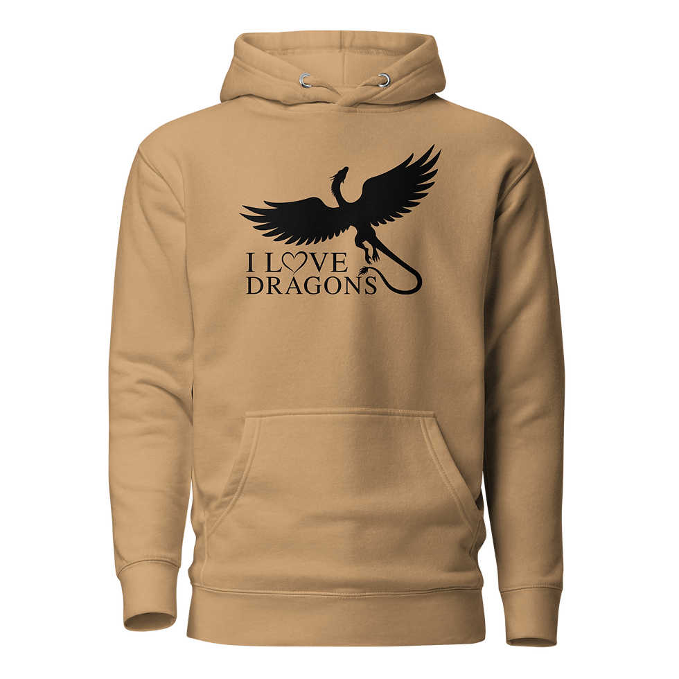 Thumbnail: Mystic Sacrifice I Love Dragons Official Unisex Hoodie