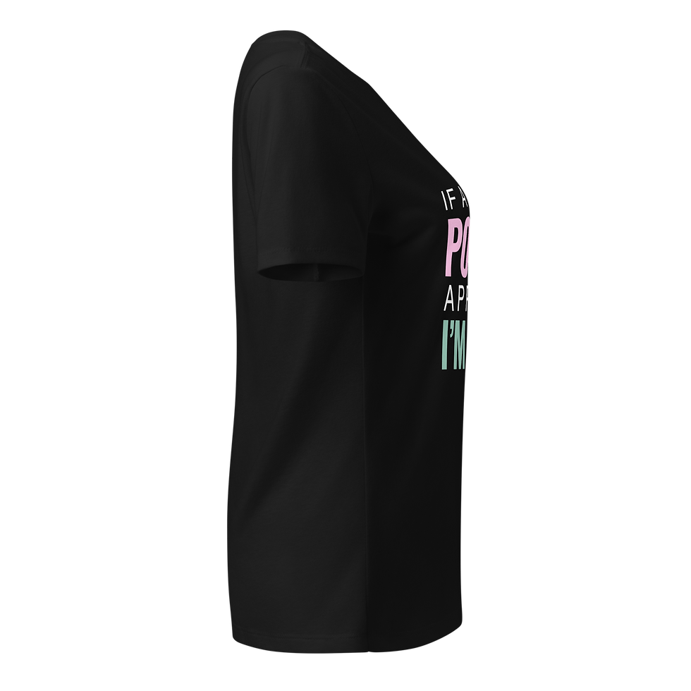 Thumbnail: If a Magical Portal Appears I'm Gone Women’s Relaxed V-neck T-shirt