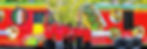 TBK Food Trucks team in red uniforms pos