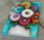 Thumbnail: 24”x36”x1.5” Flower bouquet 🩵🩵🩵