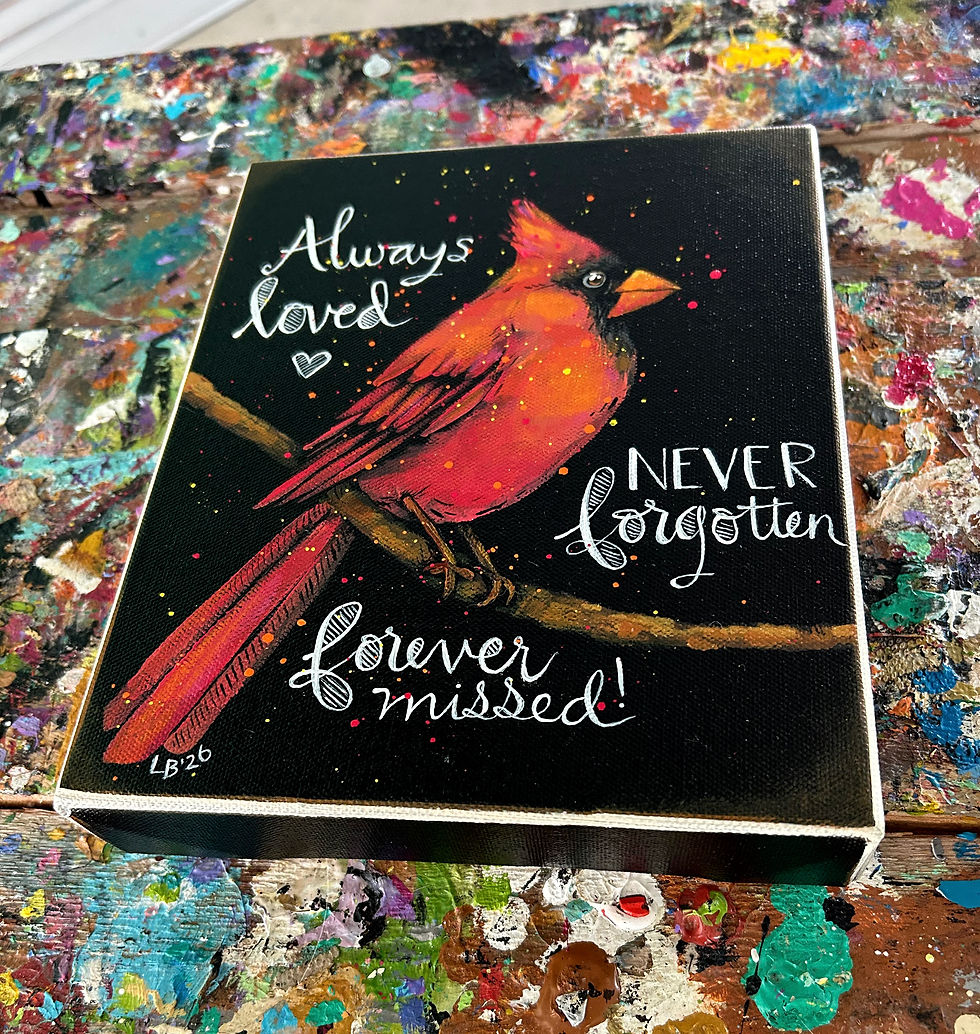 Thumbnail: 8”x10”x1.5” Cardinal❤️